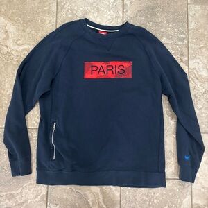 Nike Paris‎ Saint-Germain Club Men's Soccer Crew-Neck Sweatshirt sz XL